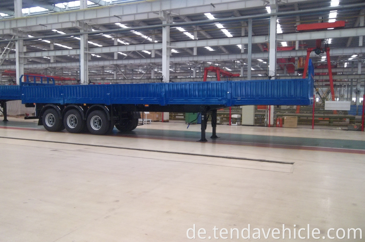 3 axles Sidewall Semi Trailer